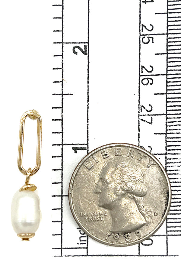 Real Freshwater Pearl Drop Earring
