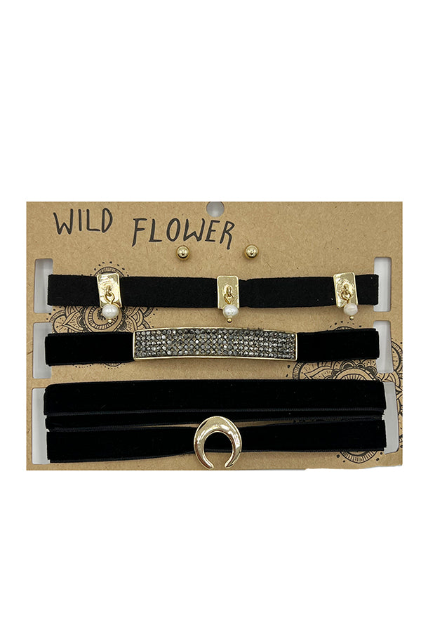 Mix Chocker Necklace Set