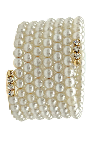 Pearl Wrap Fashion Bracelet