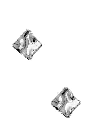 Abstract Square Post Earring