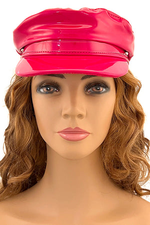 Patent Fashion Newsboy Hat