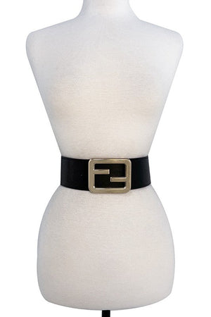 Metal Framed Accent Stretch Belt