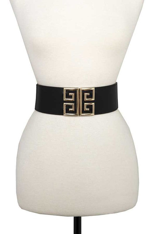 Maze Fashion Buckle Stretch Belt