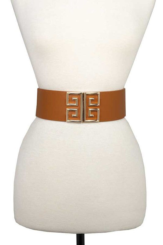 Maze Fashion Buckle Stretch Belt