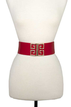 Maze Fashion Buckle Stretch Belt