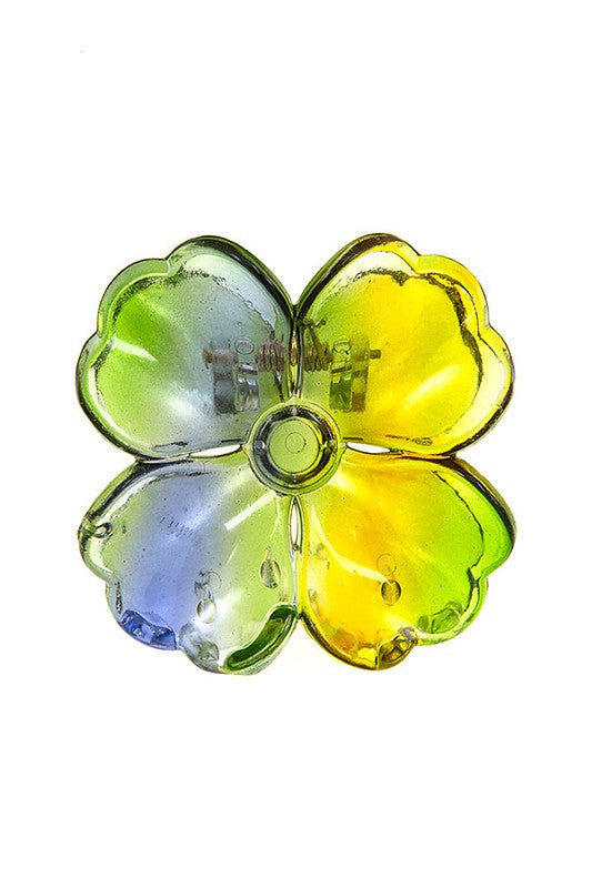 Floral Acetate Fashion Hair Claw