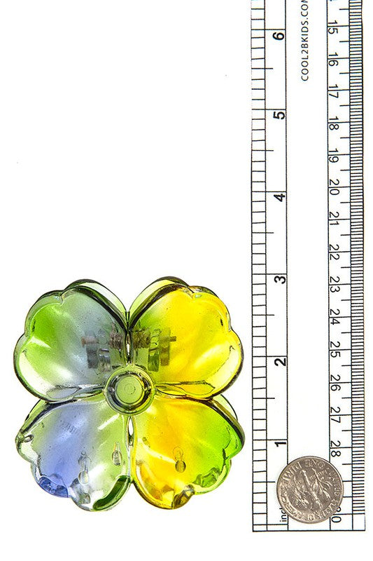 Floral Acetate Fashion Hair Claw