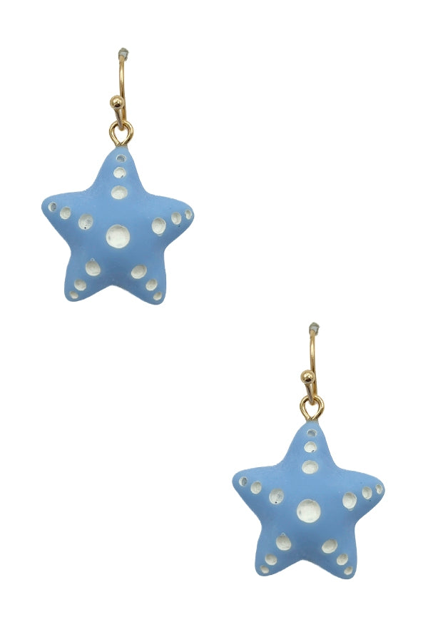 Starfish Clay Earring